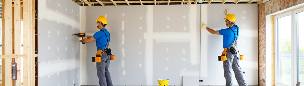 Professional drywall installation